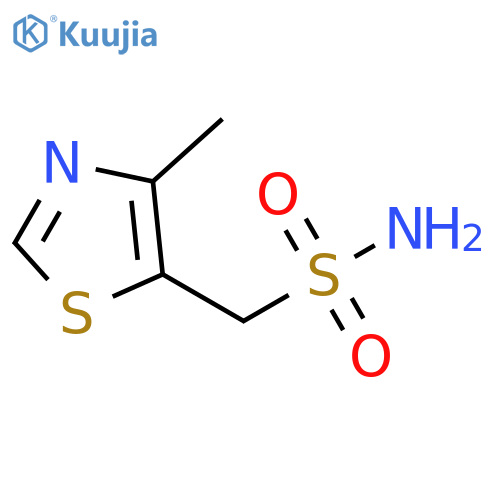 (4-methyl-1,3-thiazol-5-yl)methanesulfonamide structure