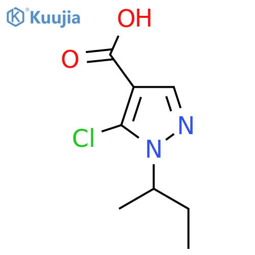 1-(Butan-2-yl)-5-chloro-1h-pyrazole-4-carboxylic acid structure