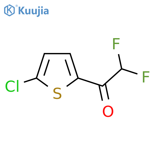 1-(5-chlorothiophen-2-yl)-2,2-difluoroethan-1-one structure