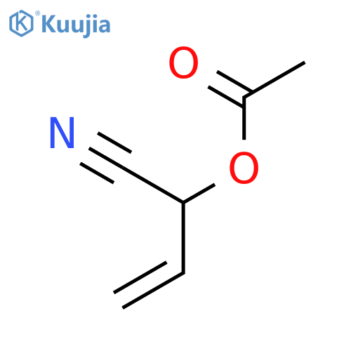 1-Cyano-2-propenyl Acetate structure