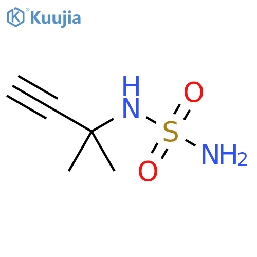 (2-methylbut-3-yn-2-yl)sulfamoylamine structure