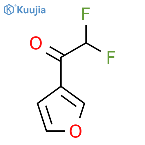 2,2-Difluoro-1-(furan-3-yl)ethan-1-one structure