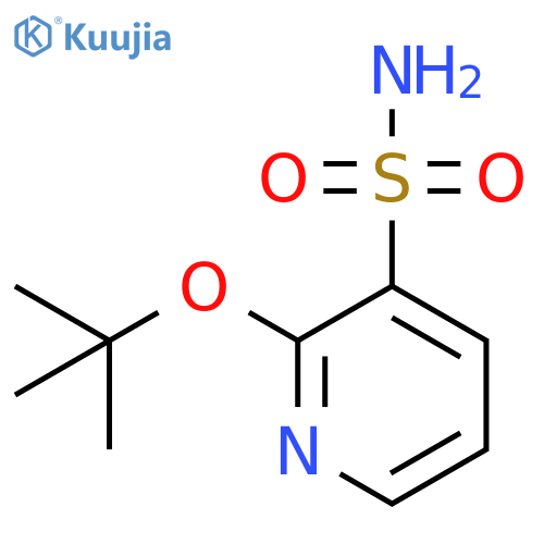 2-(tert-butoxy)pyridine-3-sulfonamide structure