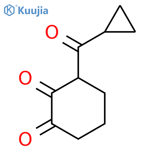 3-Cyclopropanecarbonylcyclohexane-1,2-dione structure