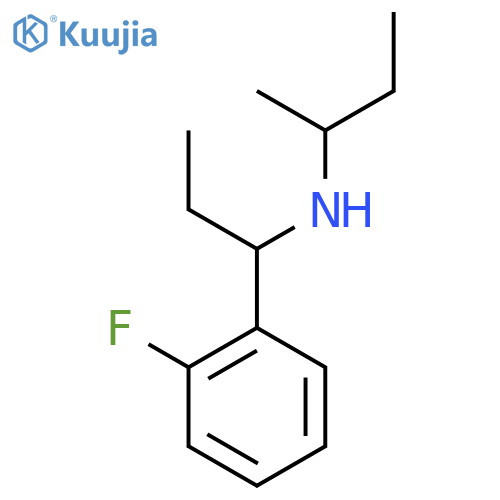 (butan-2-yl)1-(2-fluorophenyl)propylamine structure