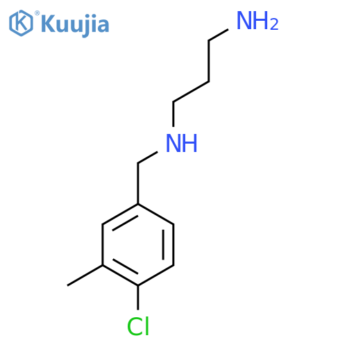 (3-aminopropyl)(4-chloro-3-methylphenyl)methylamine structure