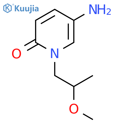 5-Amino-1-(2-methoxypropyl)-1,2-dihydropyridin-2-one structure