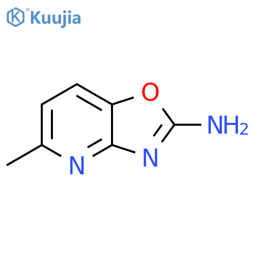 Oxazolo[4,5-b]pyridin-2-amine, 5-methyl- structure