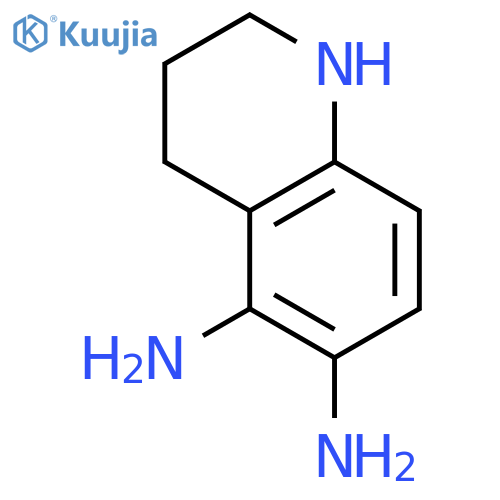 5,6-Quinolinediamine,1,2,3,4-tetrahydro- structure