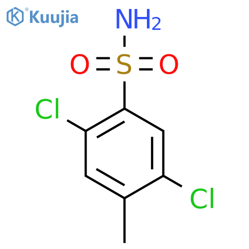 2,5-dichloro-4-methylbenzene-1-sulfonamide structure