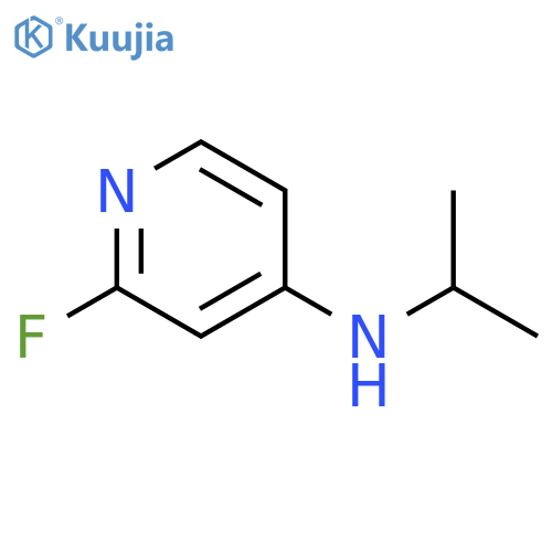 2-Fluoro-N-(propan-2-yl)pyridin-4-amine structure