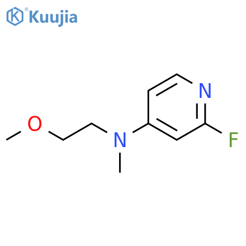 2-fluoro-N-(2-methoxyethyl)-N-methylpyridin-4-amine structure