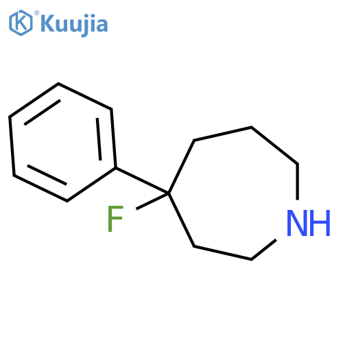 4-fluoro-4-phenylazepane structure