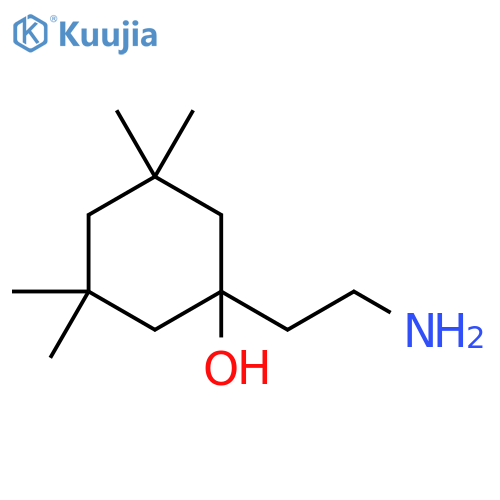 Cyclohexanol, 1-(2-aminoethyl)-3,3,5,5-tetramethyl- structure
