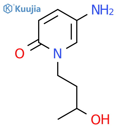 5-Amino-1-(3-hydroxybutyl)-1,2-dihydropyridin-2-one structure