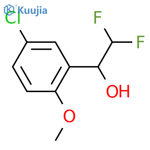 5-Chloro-α-(difluoromethyl)-2-methoxybenzenemethanol structure