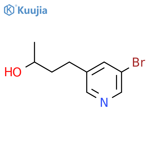 4-(5-bromopyridin-3-yl)butan-2-ol structure