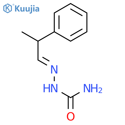 Hydrazinecarboxamide, 2-(2-phenylpropylidene)- structure