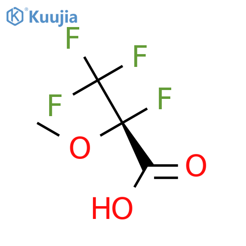 Propanoic acid, 2,3,3,3-tetrafluoro-2-methoxy-, (S)- structure