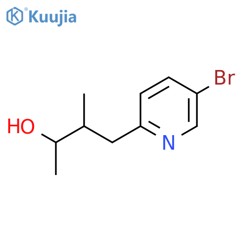 4-(5-Bromopyridin-2-yl)-3-methylbutan-2-ol structure