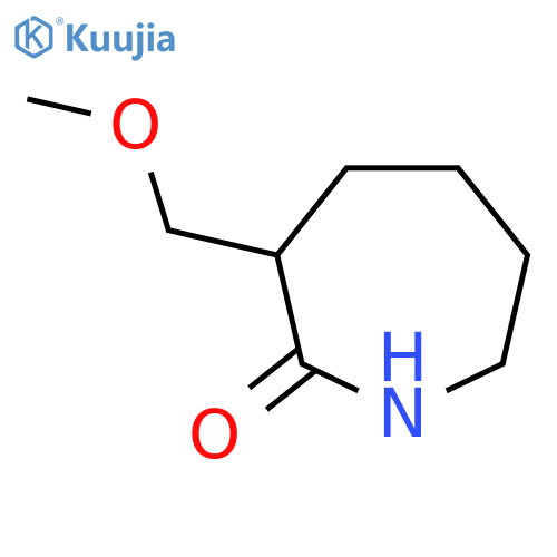 3-(Methoxymethyl)azepan-2-one structure