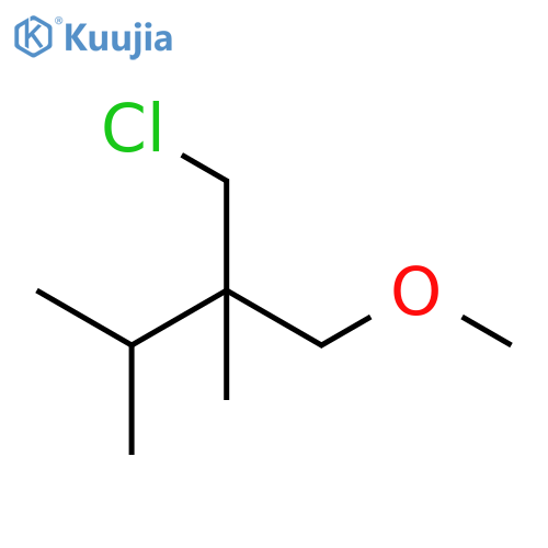 Butane, 2-(chloromethyl)-1-methoxy-2,3-dimethyl- structure