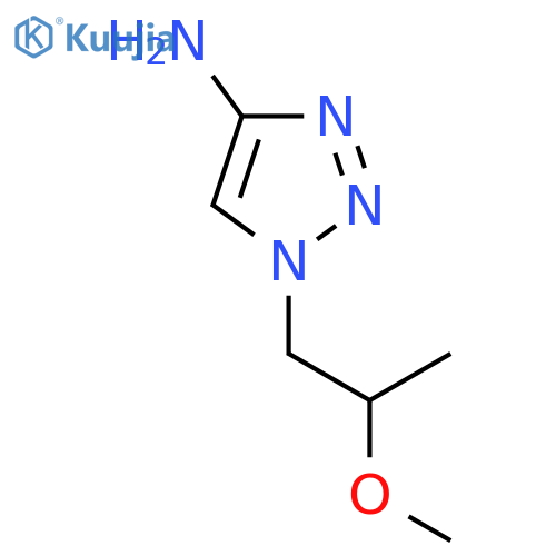 1-(2-Methoxypropyl)-1h-1,2,3-triazol-4-amine structure