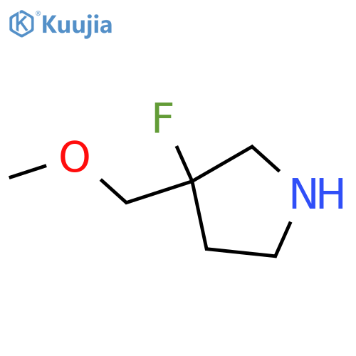 3-Fluoro-3-(methoxymethyl)pyrrolidine structure