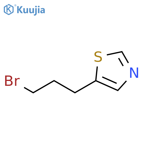 Thiazole, 5-(3-bromopropyl)- structure