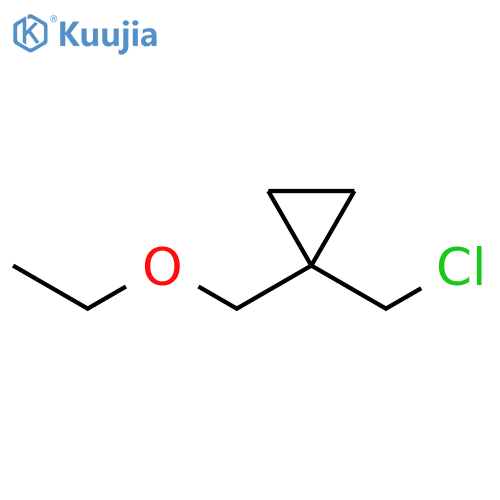 Cyclopropane, 1-(chloromethyl)-1-(ethoxymethyl)- structure