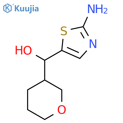 (2-amino-1,3-thiazol-5-yl)(oxan-3-yl)methanol structure