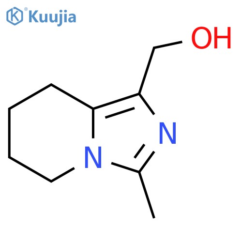(3-methyl-5,6,7,8-tetrahydroimidazo[1,5-a]pyridin-1-yl)methanol structure