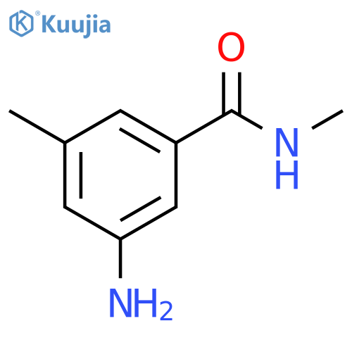 3-Amino-N,5-dimethylbenzamide structure