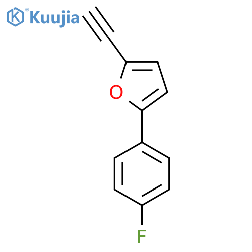 2-ethynyl-5-(4-fluorophenyl)furan structure