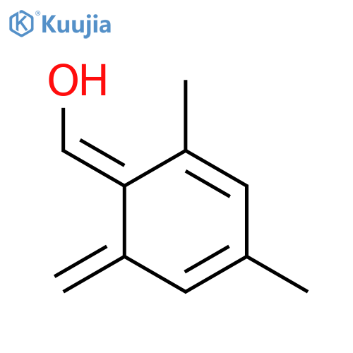 Methanol,(2,4-dimethyl-6-methylene-2,4-cyclohexadien-1-ylidene)-, (E)- (9CI) structure