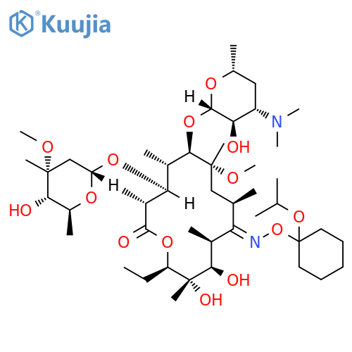 6-O-Methyl-erythromycin 9-O-1-(1-Methylethoxy)cyclohexyloxime structure
