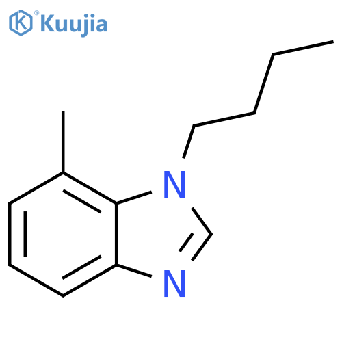 1H-Benzimidazole,1-butyl-7-methyl- structure