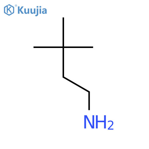 3,3-dimethylbutan-1-amine structure