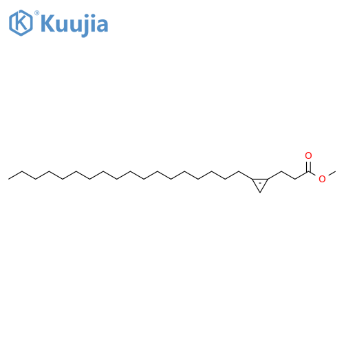 1-Cyclopropene-1-propanoicacid, 2-octadecyl-, methyl ester structure