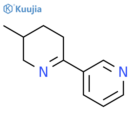 2,3'-Bipyridine, 3,4,5,6-tetrahydro-5-methyl- structure