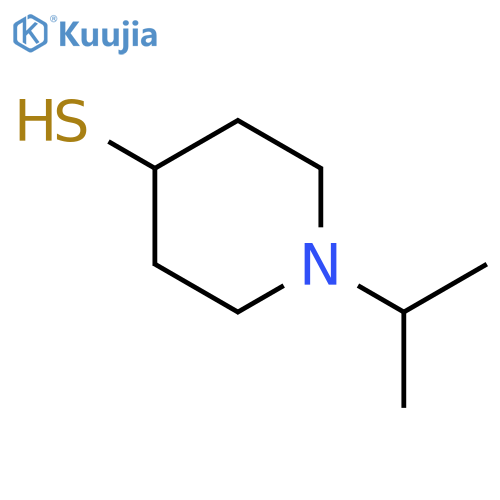 1-(propan-2-yl)piperidine-4-thiol structure