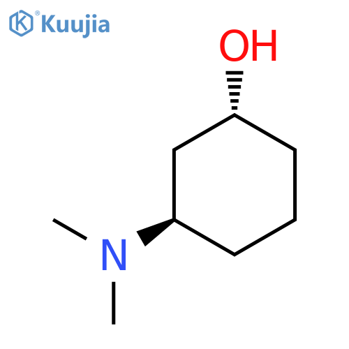 Cyclohexanol, 3-(dimethylamino)-, (1R,3R)-rel- structure