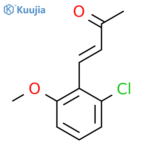 4-(2-chloro-6-methoxyphenyl)but-3-en-2-one structure
