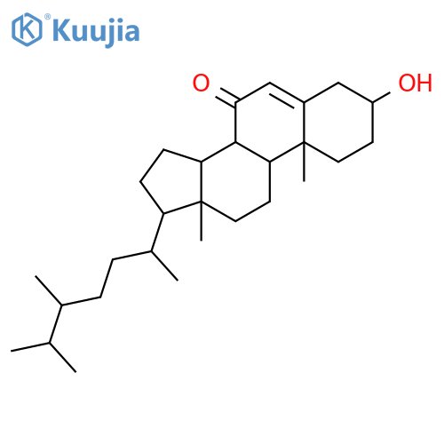 (24S)-3β-Hydroxyergost-5-en-7-one structure