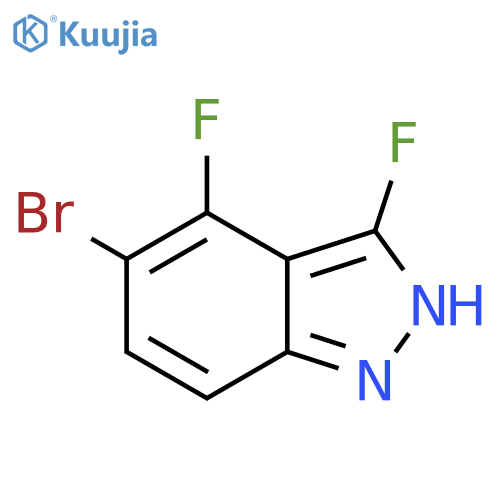 5-Bromo-3,4-difluoro-1H-indazole structure