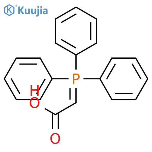 Acetic acid, (triphenylphosphoranylidene)- structure