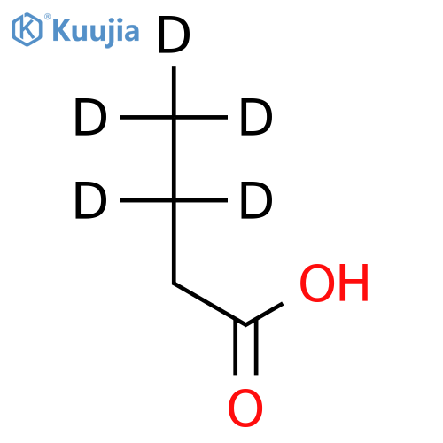 Butyric-3,3,4,4,4-d5 Acid structure