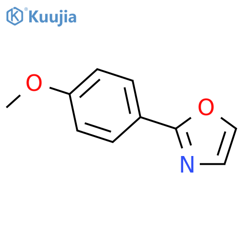 2-(4-Methoxy-phenyl)-oxazole structure