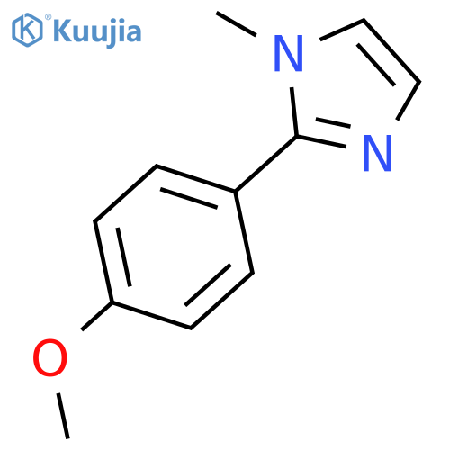 2-(4-methoxyphenyl)-1-methyl-1H-Imidazole structure