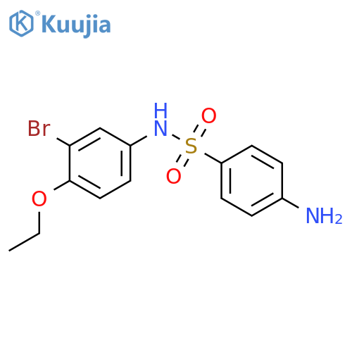 4-Amino-N-(3-bromo-4-ethoxy-phenyl)-benzenesulfonamide structure